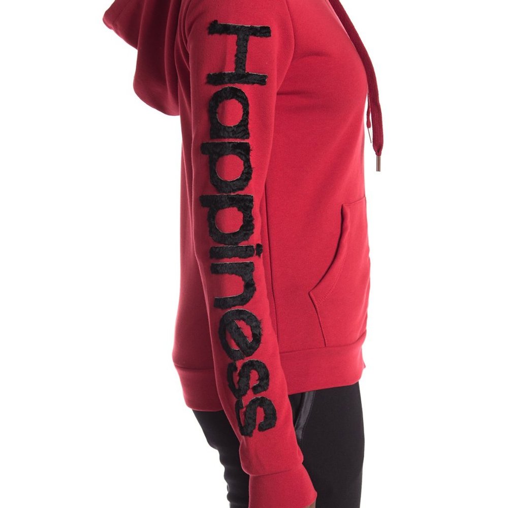 HAPPINESS Happy Zip Up Jacket- RUBY - Picture 4 of 11